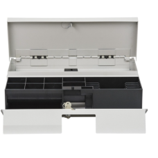 Денежный ящик АТОЛ FlipTop-MB (черный, верхняя крышка из нержавеющей стали+крышка для инкассации)