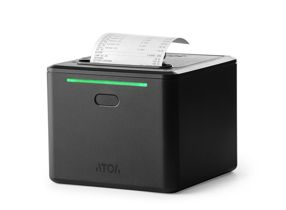 ККТ АТОЛ 55 v2 Ф. Черный. Без ФН. USB. RS-232. Ethernet. 5.0 ККТ АТОЛ 55 v2 Ф. Черный. Без ФН. USB. RS-232. Ethernet. 5.0