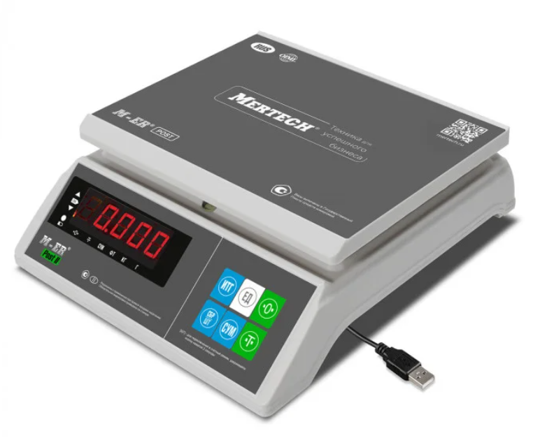 Весы фасовочные M-ER 326 AFU-3.01 "Post II" LED (USB-COM) Весы фасовочные M-ER 326 AFU-3.01 "Post II" LED (USB-COM)